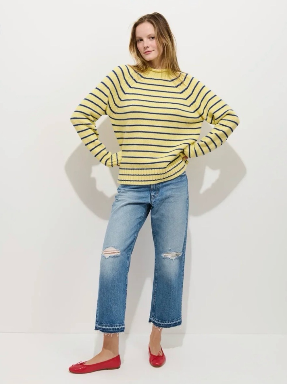 Alex Mill Alex striped rollneck sweater size xl